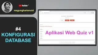 #4 Konfigurasi Database | Aplikasi Web Quiz v1