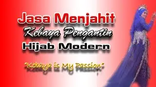Kebaya Pengantin Muslim Modern - Penjahit Kebaya Bandung