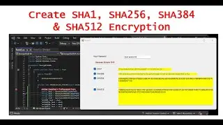 Membuat Enkripsi SHA Secure Hash Algorithm di C#
