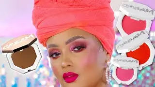 Cheeks CLAPPIN! NEW Fenty Beauty Cream Blush & Bronzer RIH-view!
