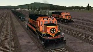 Microsoft Train Simulator | Marias Pass | Columbia Falls Set-Out