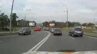 AA5091IC - разворот через двойную сплошную.