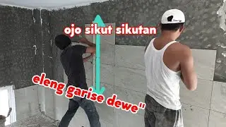 install wall tiles||Cara pasang keramik dinding