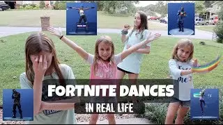 Fortnite Dances IN REAL LIFE?!