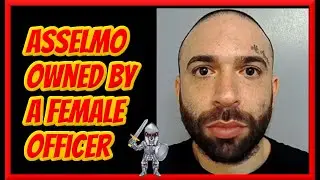 Poor Lil Dumbass Elmo Gets Owned by a Female Officer and Then Trespassed