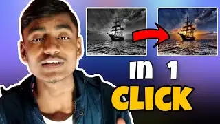 How to convert Black & White photo to colour photo. How to colourize black and white photo.