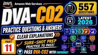 DVA-C02 AWS Certified Developer Associate Exam Prep 2026 | Practice Questions 406–447 | Part 11