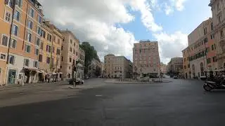 Piazza Barberini In The Morning, Rome | Italy | 19 August 2022 | 4K