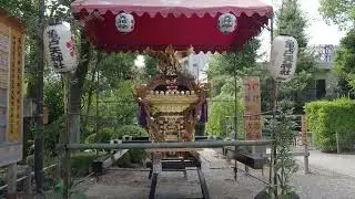 亀戸天満宮　明日から例大祭　本社神輿　2024/08/23  a7
