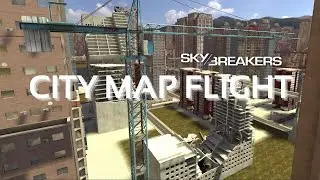 SkyBreakers city map panoramic flight