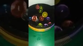 Bubbles falling from air