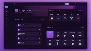 Create Admin Dashboard using Html CSS  | Dashboard Template Design | Download free source code