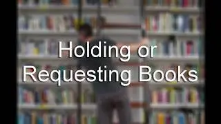NewSchool Library - Holding or requesting books