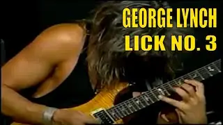 George Lynch 🔥1 Minute Licks 🔥 Guitar Lesson 🔥 Lick No. 3