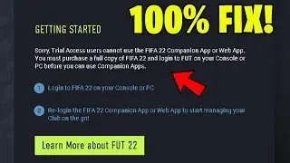How To Fix Trial Access Users Cannot Use The EA FC 25 Web App! (EA FC 25 Web App Fix)