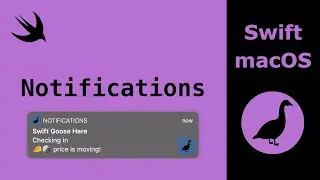 Swift macOS Tutorial: Notifications (UNUserNotificationCenter, adding images and actions in Big Sur)
