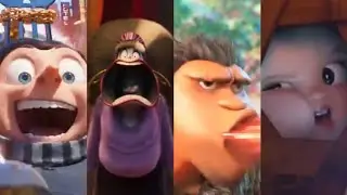 1 Second from 32 Animated Movies