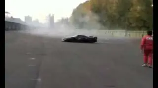 FERRARI ENZO FXX BURNOUT  ! ! ! $4 Mill Car ! ! !