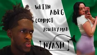 Teaching my White Girlfriend Broken English (pidgin) Gone Wrong