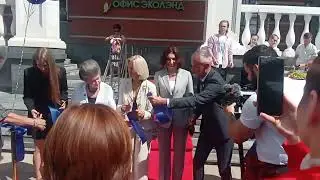 Открытие нового офиса PM International в Москве ч.6 перерезание ленточки