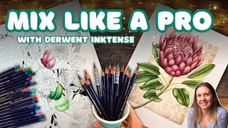 Derwent Inktense Tutorial | How to Mix Colors | Leila Duly's Beautiful Planet