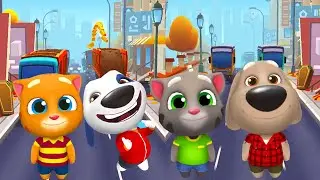 TALKING TOM  GOLD RUN X ORO   ALL CHARACTER PART 1   KARMEN QUEEN