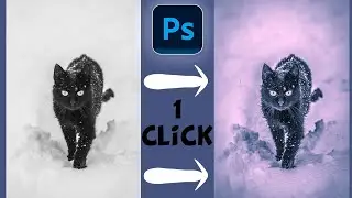 1 click Photoshop | How to create presets in Camera Raw | Camera Raw Editing 🤯🤯