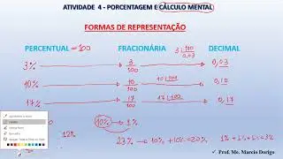 Correção da Atividade 04 do material Aprender Sempre do 6° ano - PORCENTAGEM E CÁLCULO MENTAL