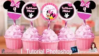 Toppers Minnie //Tutorial Photoshop