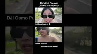 iPhone wasn't as shaky as I thought! DJI OSMO Pocket vs iPhone 14 Pro 4k #cameracomparision #iphone