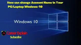 How to change account Name in windows 10, How to change your pc name, How to change PC name 2024.
