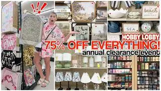 75% OFF EVERYTHING At Hobby Lobby 🚨🚨 THOUSANDS of Deals & Clearance Decor!!