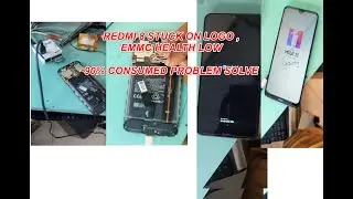 REDMI 8 HANG ON LOGO RESTART PROBLEM SOLVE WITH UFI EMMC PROGRAMING