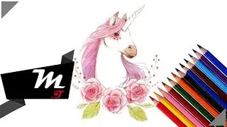 COMO DESENHAR UM UNICÓRNIO 🦄 FEMININO ‹ Mattheus ›