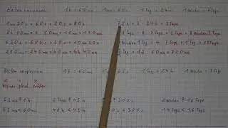 Zeiten umrechnen (Grundschule 4. Klasse)
