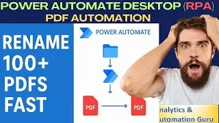 Power Automate Flow to Auto-Rename Multiple PDF Files | Power Automate PDF BOT