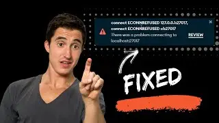 connect ECONNREFUSED 127.0.0.1:27017 | MongoDB Fixed