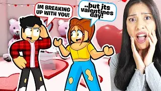 MY BOYFRIEND BROKE UP WITH ME on VALENTINE'S DAY! (Roblox)