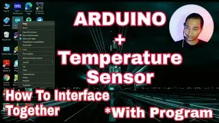 #15 Arduino Interface With Temperature Sensor On Proteus Simulation 2021