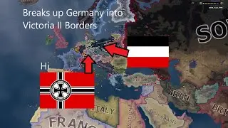 Germany in Victoria 2 borders, North German Confederation under Prussia is back - Hoi4 Timelapse