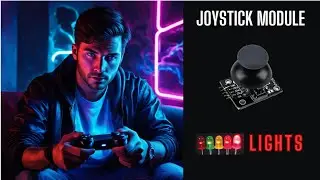 joystick module led blink project explain tamil ? | hack with rohit | 2024