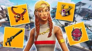 Как собрать все мифические оружия в Fortnite челлендж!Я могу играть только с мическими оружиями!