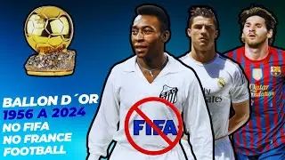 Melhor jogador do Mundo ● 1956 2024 ● NO FIFA ● NO FRANCE FOOTBALL #fifa #francefootball #ballondor