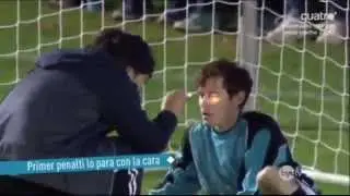Portero Recibe Una Paliza a Pelotazos En Una Tanda De Penaltis