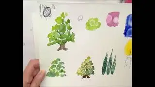 Painting with Nicola - using alcohol/surgical spirit in your watercolour painting.