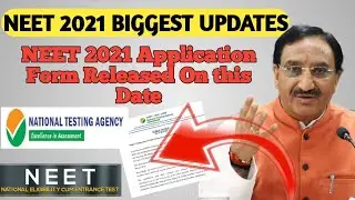 📌NEET 2021 Application Form released on this date✅