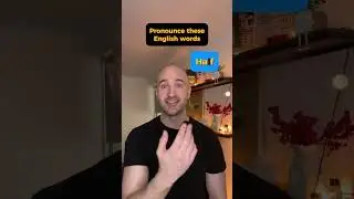 Only beautiful people can pronounce these English words #englishpronunciation #learnenglish