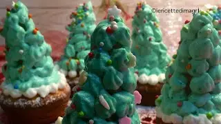 Alberelli di Natale con coni gelato