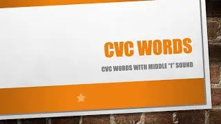 CVC Words with Middle "i" Sound