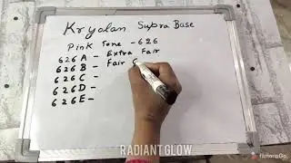 Complete knowledge of kryolan makeup | TV PAint stick | Kryolan Supra color Makeup @radiantglow138